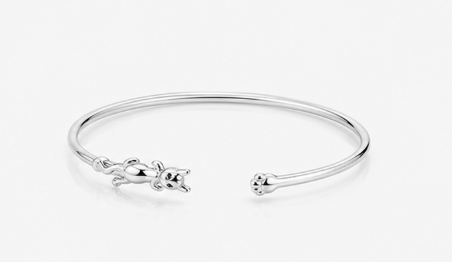 Cat Bracelet - 925 Sterling Silver