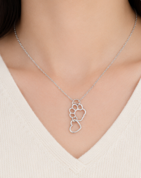 Paw & Heart Necklace
