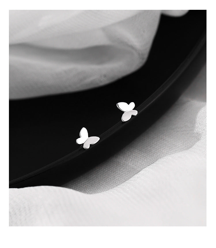 Mini Butterfly Earrings - 925 Sterling Silver