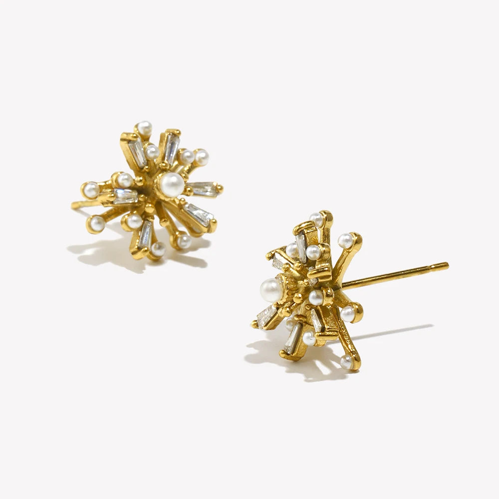Coral Bloom Earrings