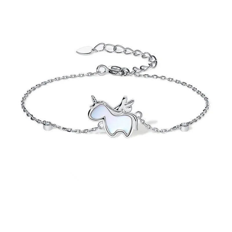 Unicorn Bracelet - 925 Sterling Silver