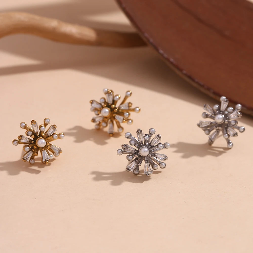 Coral Bloom Earrings