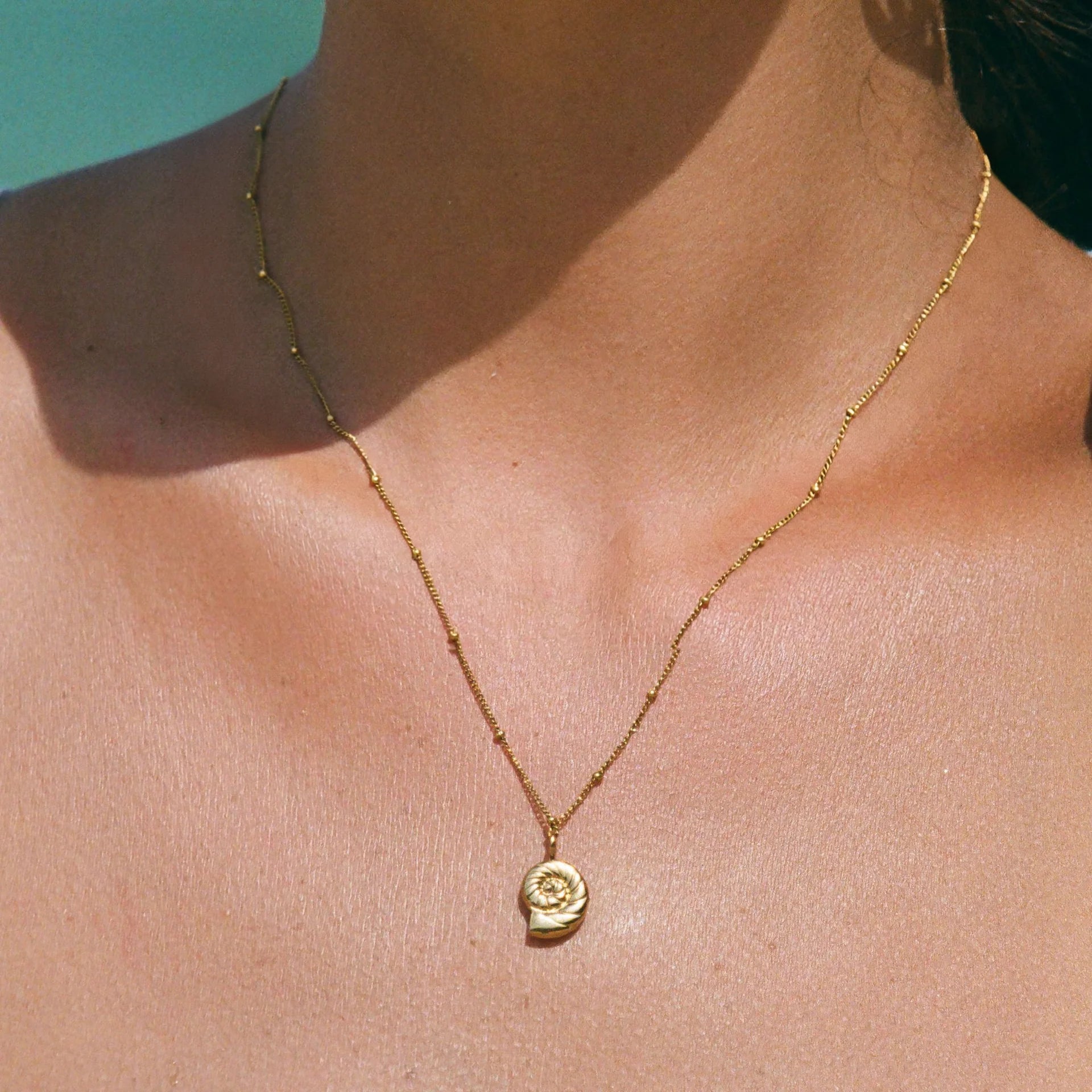 Nautilus Necklace β 925 Sterling Silver