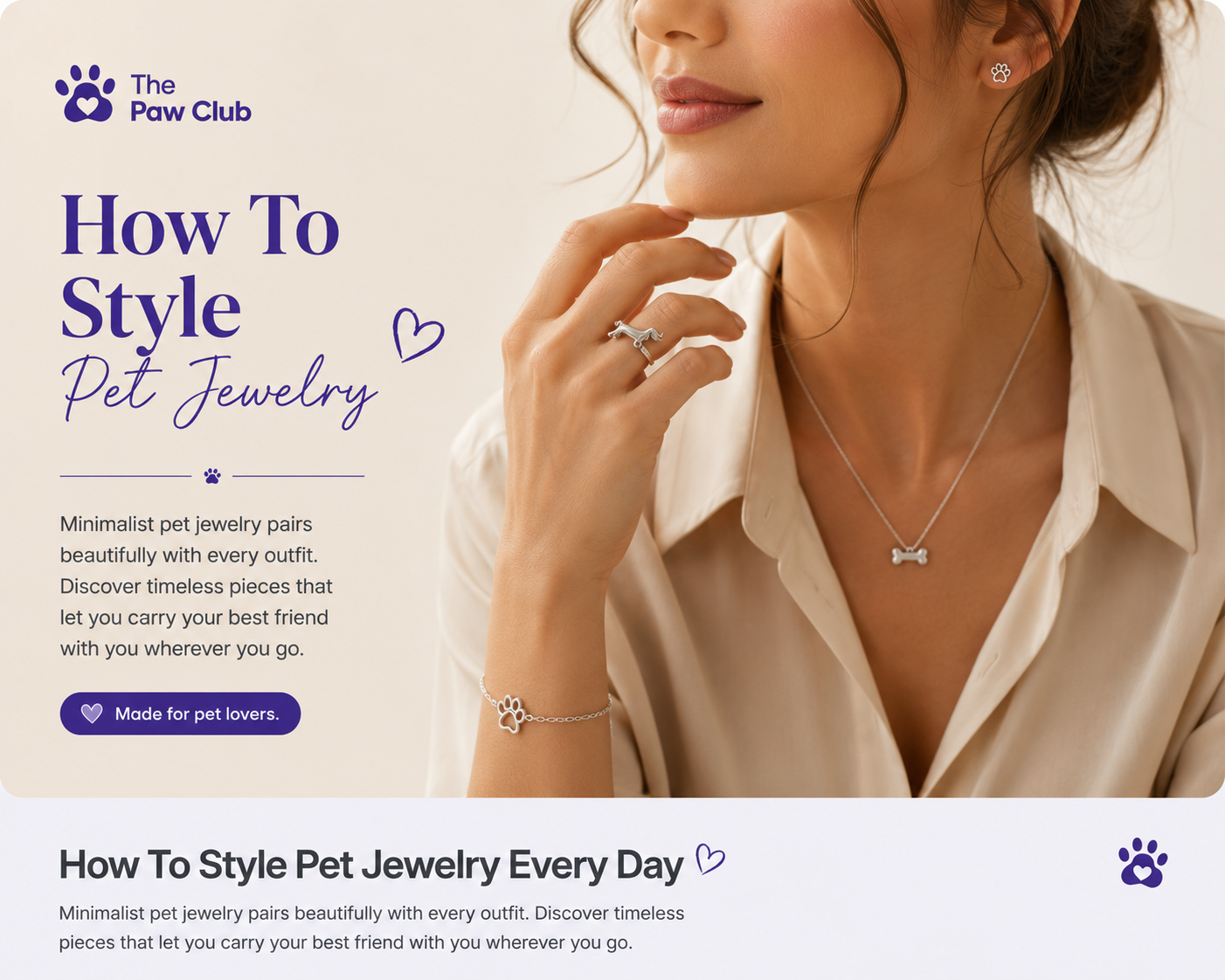 How To Style Pet Jewelry Every Day