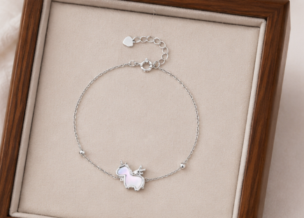 Unicorn Bracelet - 925 Sterling Silver