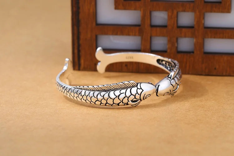 Fish Bracelet - 925 Sterling Silver