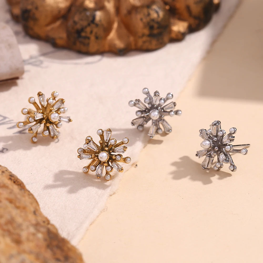 Coral Bloom Earrings