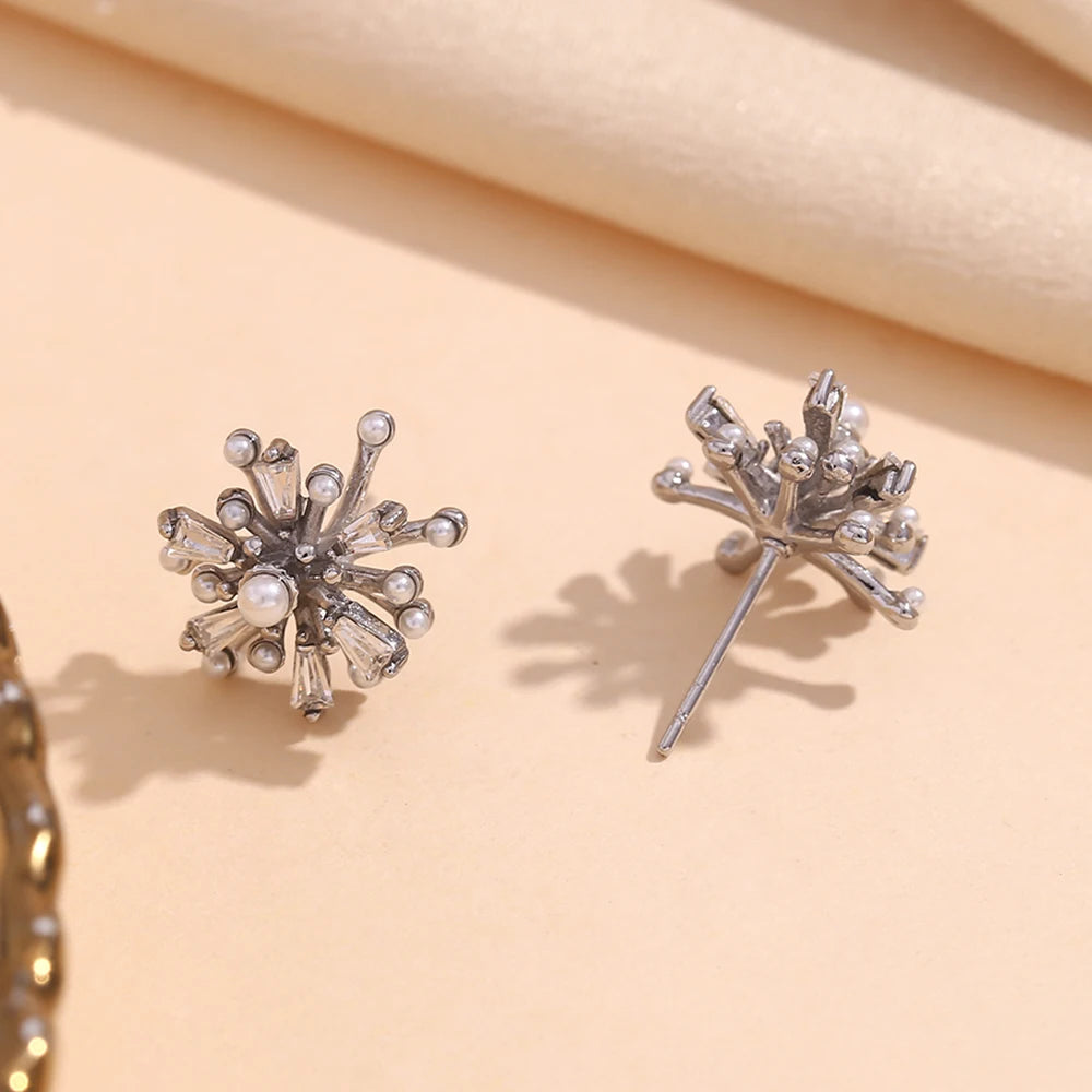 Coral Bloom Earrings