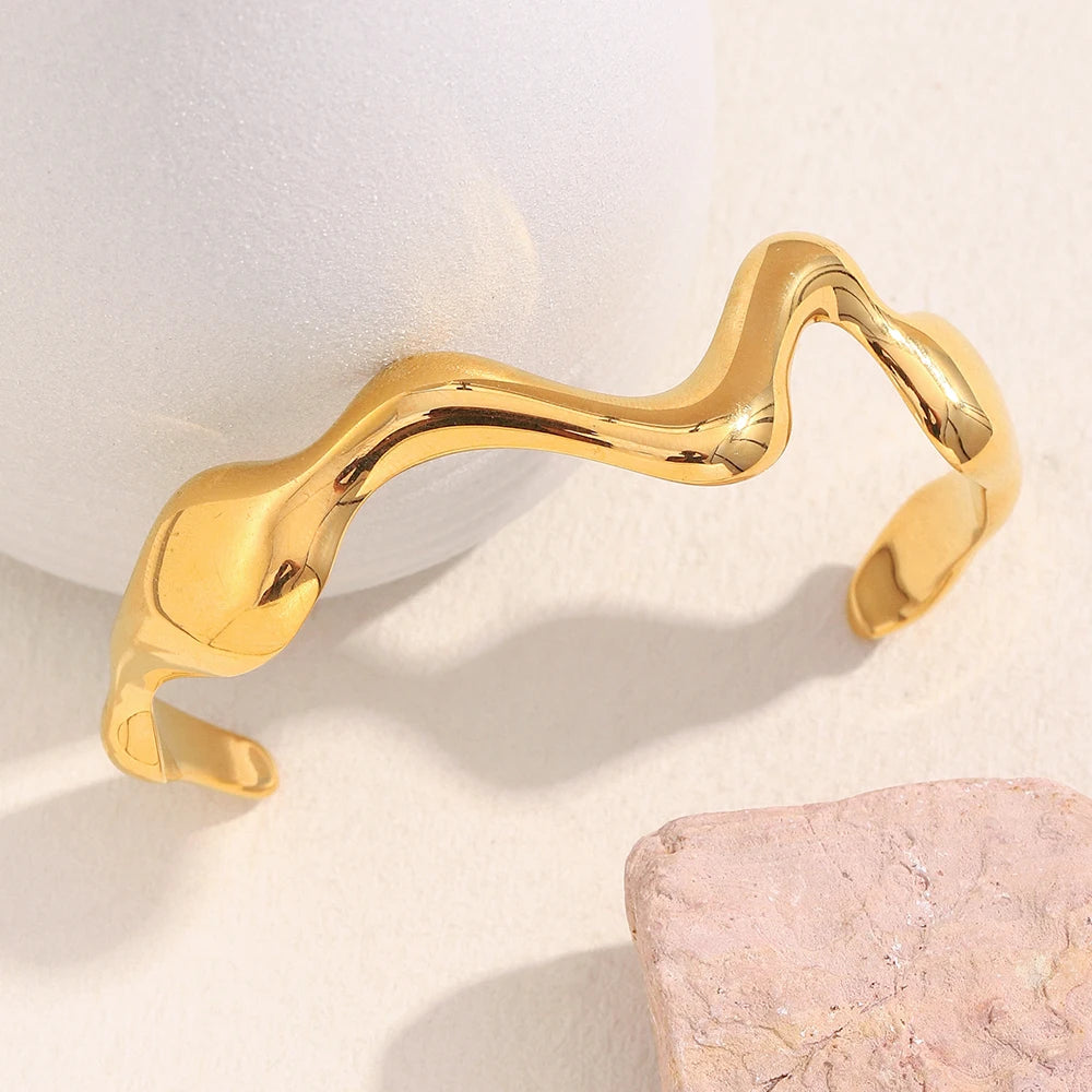Wave Cuff Bracelet