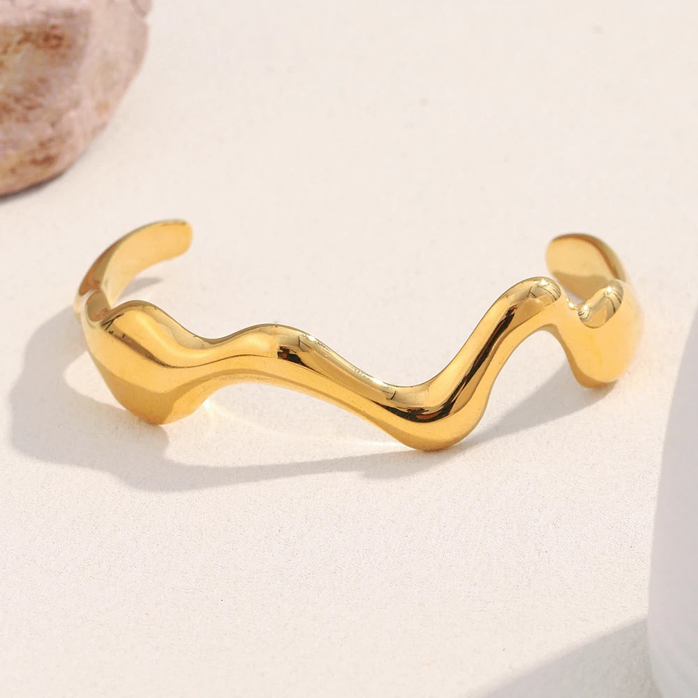 Wave Cuff Bracelet