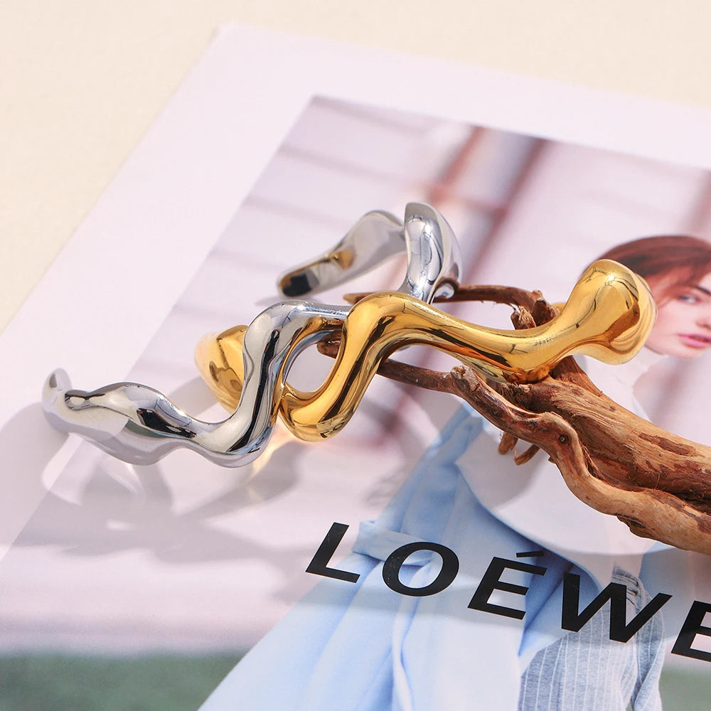 Wave Cuff Bracelet