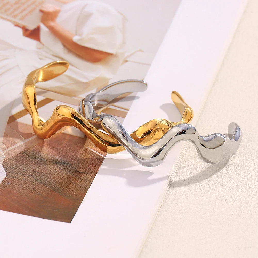 Wave Cuff Bracelet