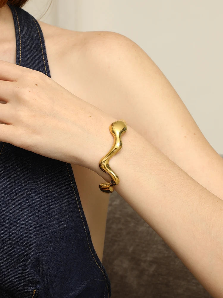 Wave Cuff Bracelet
