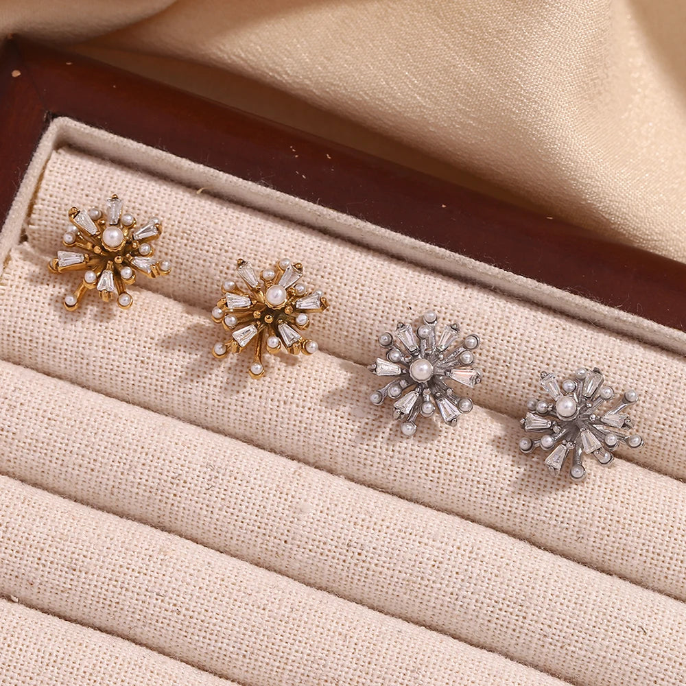 Coral Bloom Earrings