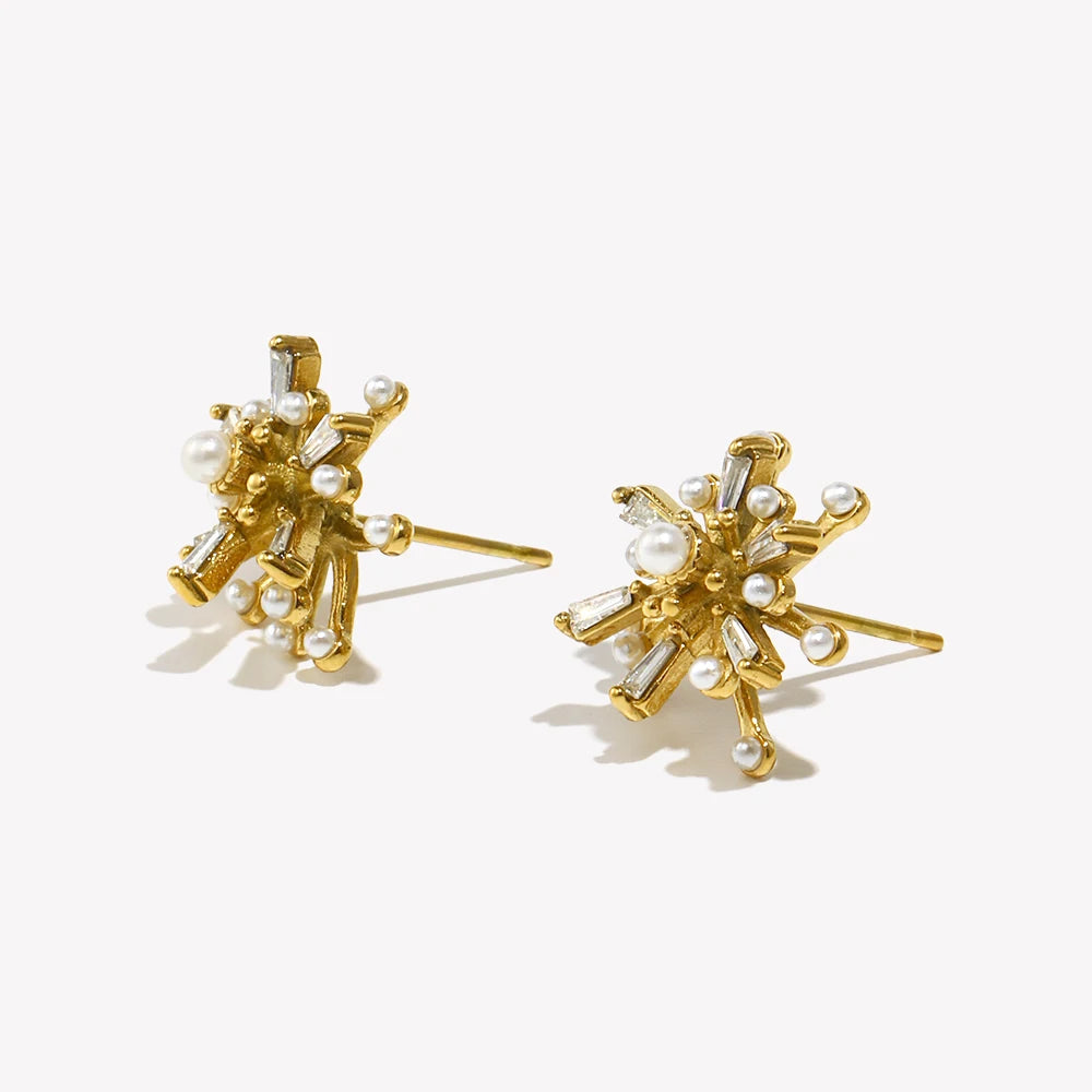 Coral Bloom Earrings
