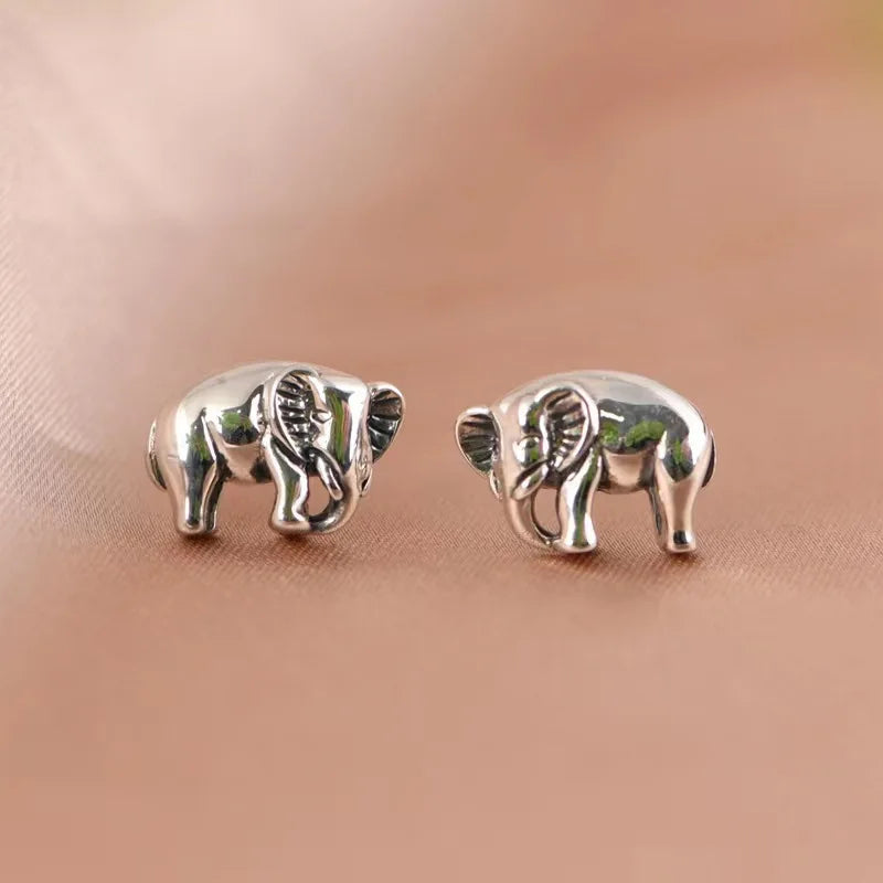 Elephant earring - 925 Sterling Silver