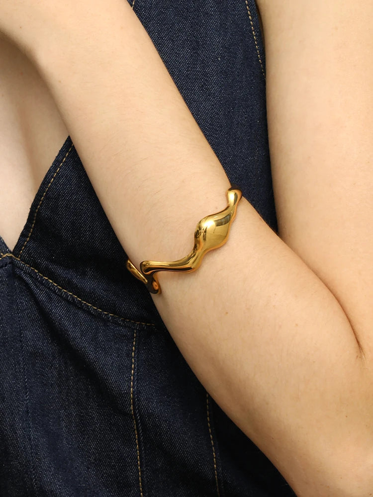 Wave Cuff Bracelet