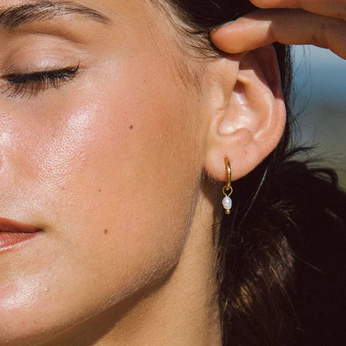 Marina Pearl Hoops